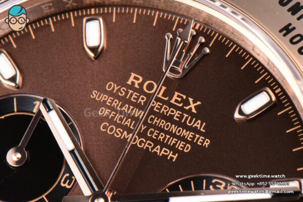 Daytona 116505 RG APSF Brown Dial Lume Marker RG Bracelet SH4130 - Image 5