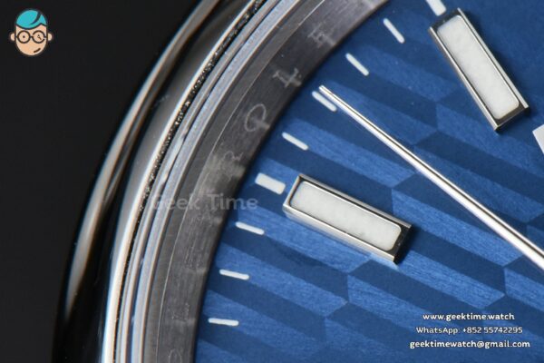 DateJust 36mm BPF Smooth Bezel Blue Motif Dial Jubilee Bracelet A2824 - Image 5