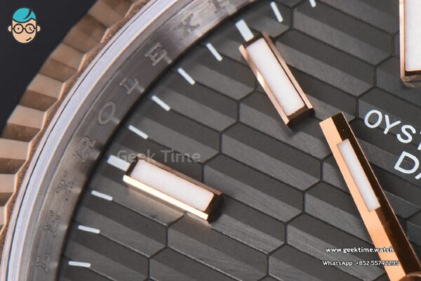DateJust 36mm 126231 VSF RG/SS Gray Motif Dial Jubilee Bracelet VS3235 - Image 6