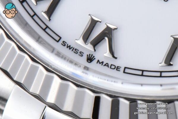 DateJust 36MM 126234 Clean CF white Dial Roma Maker Jubilee Bracelet VR3235 - Image 8