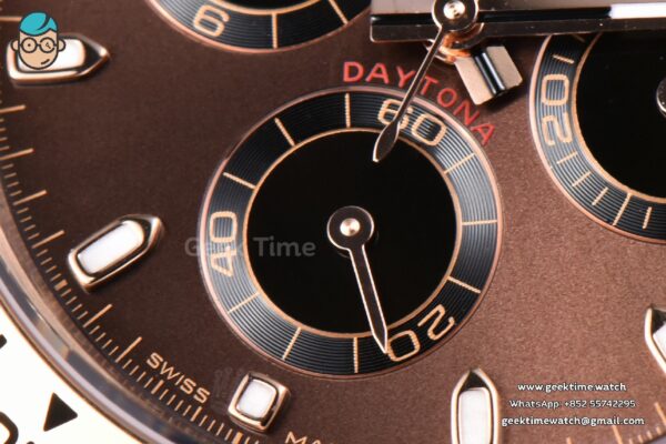 Daytona 116505 RG APSF Brown Dial Lume Marker RG Bracelet SH4130 - Image 8