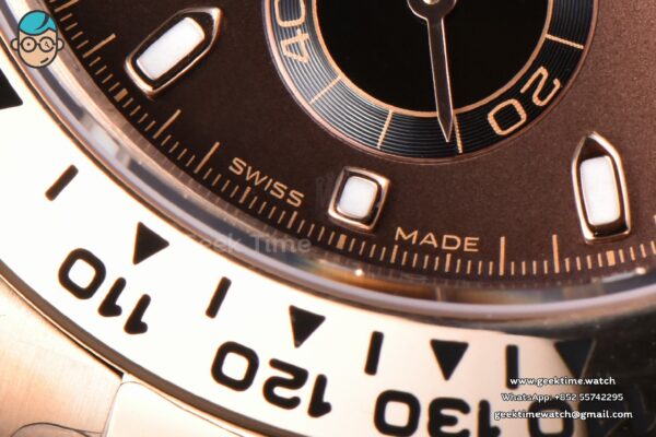Daytona 116505 RG APSF Brown Dial Lume Marker RG Bracelet SH4130 - Image 9