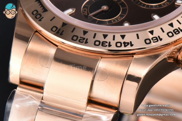 Daytona 116505 RG APSF Brown Dial Lume Marker RG Bracelet SH4130 - Image 10
