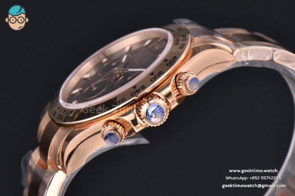 Daytona 116505 RG APSF Brown Dial Lume Marker RG Bracelet SH4130 - Image 11
