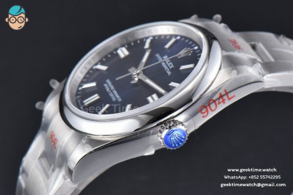 Oyster Perpetual 126000 36mm 904L GMF Blue Dial SS Bracelet VR3230 - Image 11