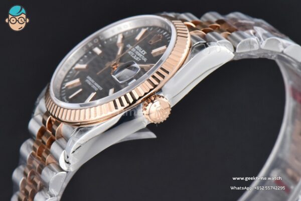 DateJust 36mm 126231 VSF RG/SS Gray Motif Dial Jubilee Bracelet VS3235 - Image 11