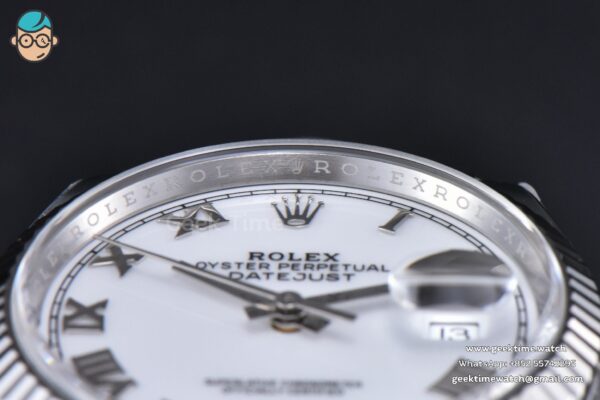DateJust 36MM 126234 Clean CF white Dial Roma Maker Jubilee Bracelet VR3235 - Image 12