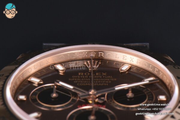 Daytona 116505 RG APSF Brown Dial Lume Marker RG Bracelet SH4130 - Image 12