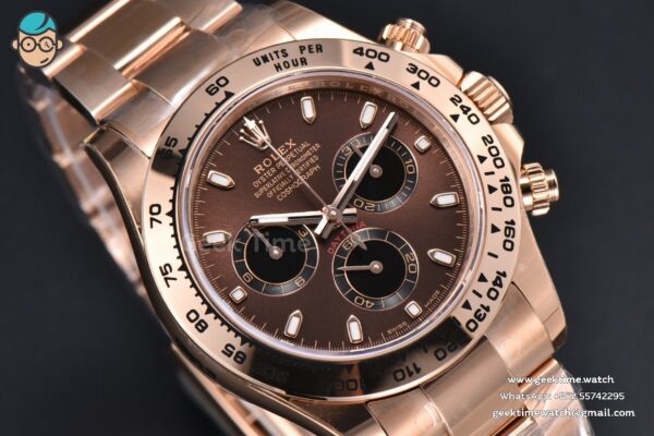 Daytona 116505 RG APSF Brown Dial Lume Marker RG Bracelet SH4130 - Image 14