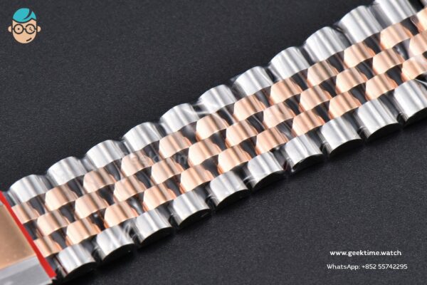 DateJust 36mm 126231 VSF RG/SS Diamond Silver Motif Dial Diamond Marker Jubilee Bracelet VS3235 - Image 28