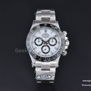 Daytona 116500 Panda 40mm Clean Factory V3 904L Black Ceramic White Dial 4130