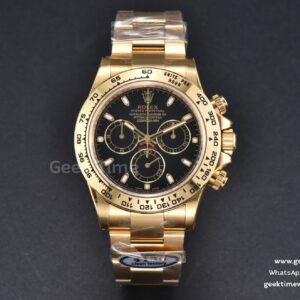 Daytona 116508 YG 904L Clean CF Black Dial YG Bracelet SA4130