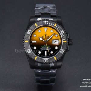 Submariner DIW DLC VSF 41mm Yellow Gradient Dial SS Bracelet VS3135