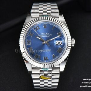DateJust 41mm 126334 ZF Blue Dial Roma Marker Jubilee Bracelet 2824