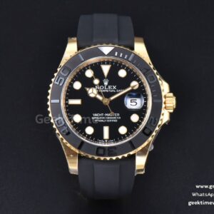 Yacht-Master 226658 Clean CF 42mm Keramik schwarzes Zifferblatt Oysterflex-Armband VR3235