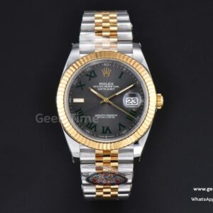 DateJust 41mm 126333 Clean CF YG/SS Wimbledon Gray Dial Jubilee Bracelet VR3235