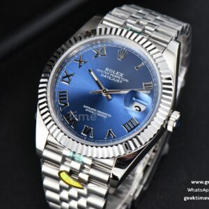 DateJust 41MM 126334 ZF Blue Dial Roma Marker Jubilee Bracelet 2824