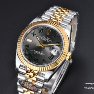 DateJust 41mm 126333 Clean CF YG/SS Wimbledon Gray Dial Jubilee Bracelet VR3235