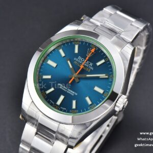 Milgauss 116400 GV 40mm 904L GSF Blue Dial Bracelet SA3131