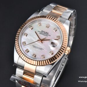 DateJust 41mm 126331 Clean CF RG/SS MOP Dial Oyster Bracelet VR3235