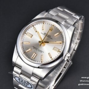 Oyster Perpetual 124300 41mm 904L Clean CF Silver Dial SS Bracelet VR3230