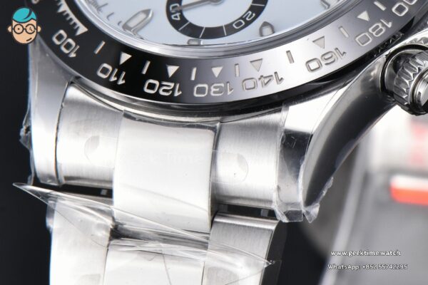 Daytona 116500 Panda 40mm Clean Factory V3 904L Black Ceramic White Dial 4130 - Image 8