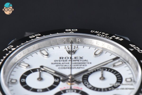 Daytona 116500 Panda 40mm Clean Factory V3 904L Black Ceramic White Dial 4130 - Image 5