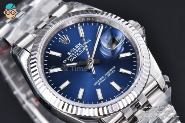 DateJust 36MM 904L VSF Blue Dial Jubilee VS3235 - Image 11