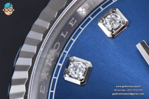DateJust 36MM 126234 Clean CF Blue Dial Diamond Marker Jubilee Bracelet VR3235 - Image 12