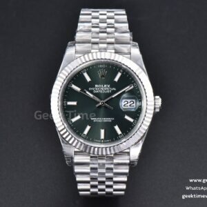 DateJust 41mm 126334 904L VSF Mint Green Dial Jubilee Bracelet VS3235