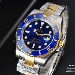 Submariner 116613 LB 40mm YG/SS Clean CF Blue Ceramic Blue Dial YG/SS Bracelet VR3130