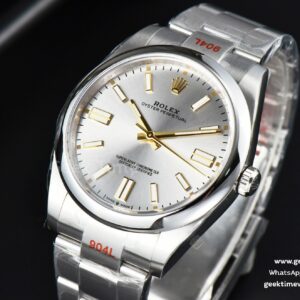Oyster Perpetual 124300 41mm EWF Silver Dial SS Bracelet A3230