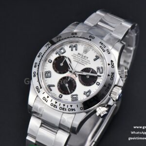 Daytona 116509 SS APSF White Dial Digital Marker SS Bracelet SH4130