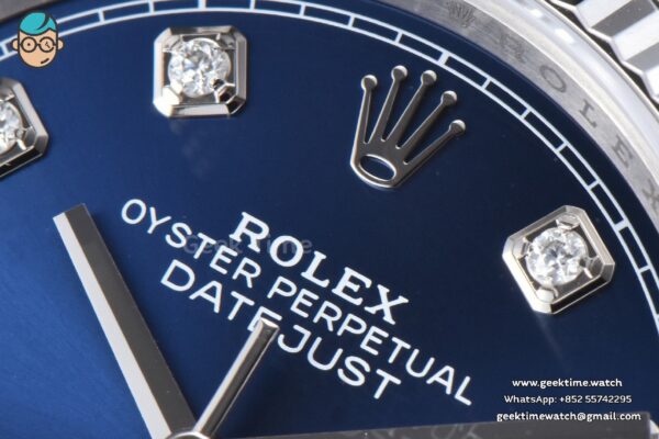 DateJust 36MM 126234 904L VSF Blue Dial Diamond Marker Jubilee Bracelet VS3235 - Image 5