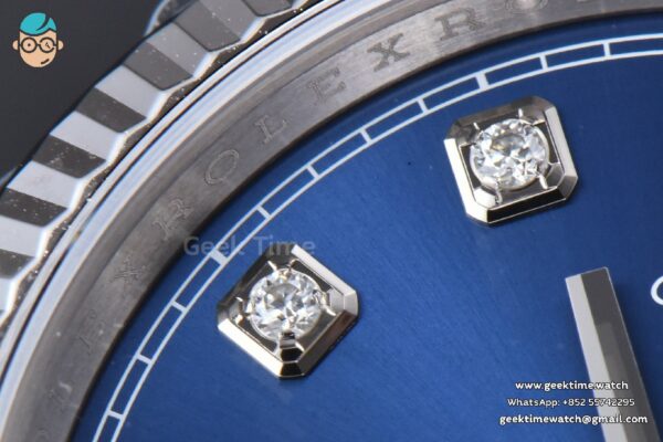 DateJust 36MM 126234 904L VSF Blue Dial Diamond Marker Jubilee Bracelet VS3235 - Image 6
