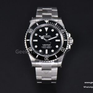 Submariner 124060 No Date 41mm 904L VSF Black Dial VS3230