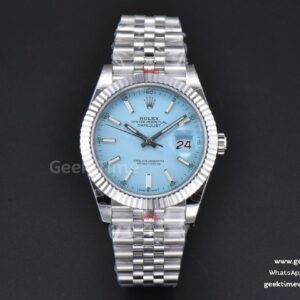 DateJust 41mm 126334 GMF Tiffany Blue Dial Jubilee Bracelet A3235 Tungsten Heavy Version