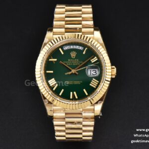 Day-Date 40mm 904L BPF YG Green Dial YG Bracelet A2836
