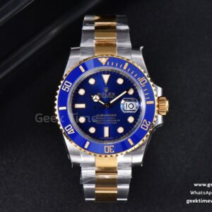Submariner 116613 LB Smurf 904L 40mm VSF Blue Ceramic YG/SS Bracelet VS3135