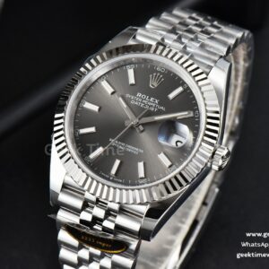 DateJust 41MM 126334 Clean CF Gray Dial Lume Marker Jubilee Bracelet VR3235