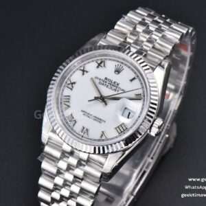 DateJust 36MM 904L VSF White Dial Roma Marker Jubilee VS3235