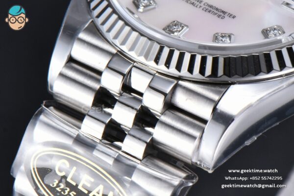 DateJust 36MM 126234 Clean CF MOP Dial Diamond Marker Jubilee Bracelet VR3235 - Image 10