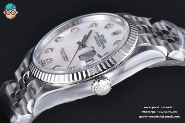 DateJust 36MM 126234 Clean CF MOP Dial Diamond Marker Jubilee Bracelet VR3235 - Image 11
