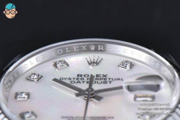 DateJust 36MM 126234 Clean CF MOP Dial Diamond Marker Jubilee Bracelet VR3235 - Image 12