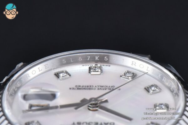 DateJust 36MM 126234 Clean CF MOP Dial Diamond Marker Jubilee Bracelet VR3235 - Image 13