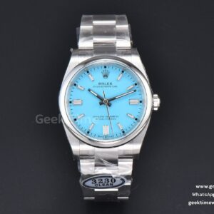 Oyster Perpetual 126000 36mm 904L Clean CF Tiffany-blaues Zifferblatt SS-Armband VR3230