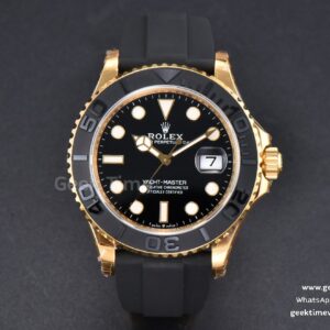Yacht-Master 226658 42mm YG VSF Keramik schwarzes Zifferblatt Oysterflex-Armband VS3235
