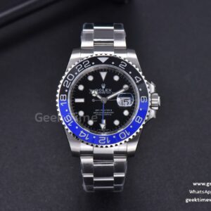 GMT Master V9F 126710 BLNR schwarzes Zifferblatt Oyster-Armband A3285