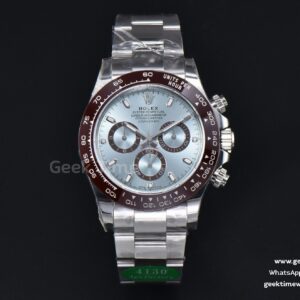 Daytona 116506 SS APSF Ice Blue Dial Ceramic Bezel SS Bracelet SH4130