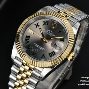DayJust 41MM BPF YG/SS Gray Wimbledon Dial YG/SS Bracelet A2824